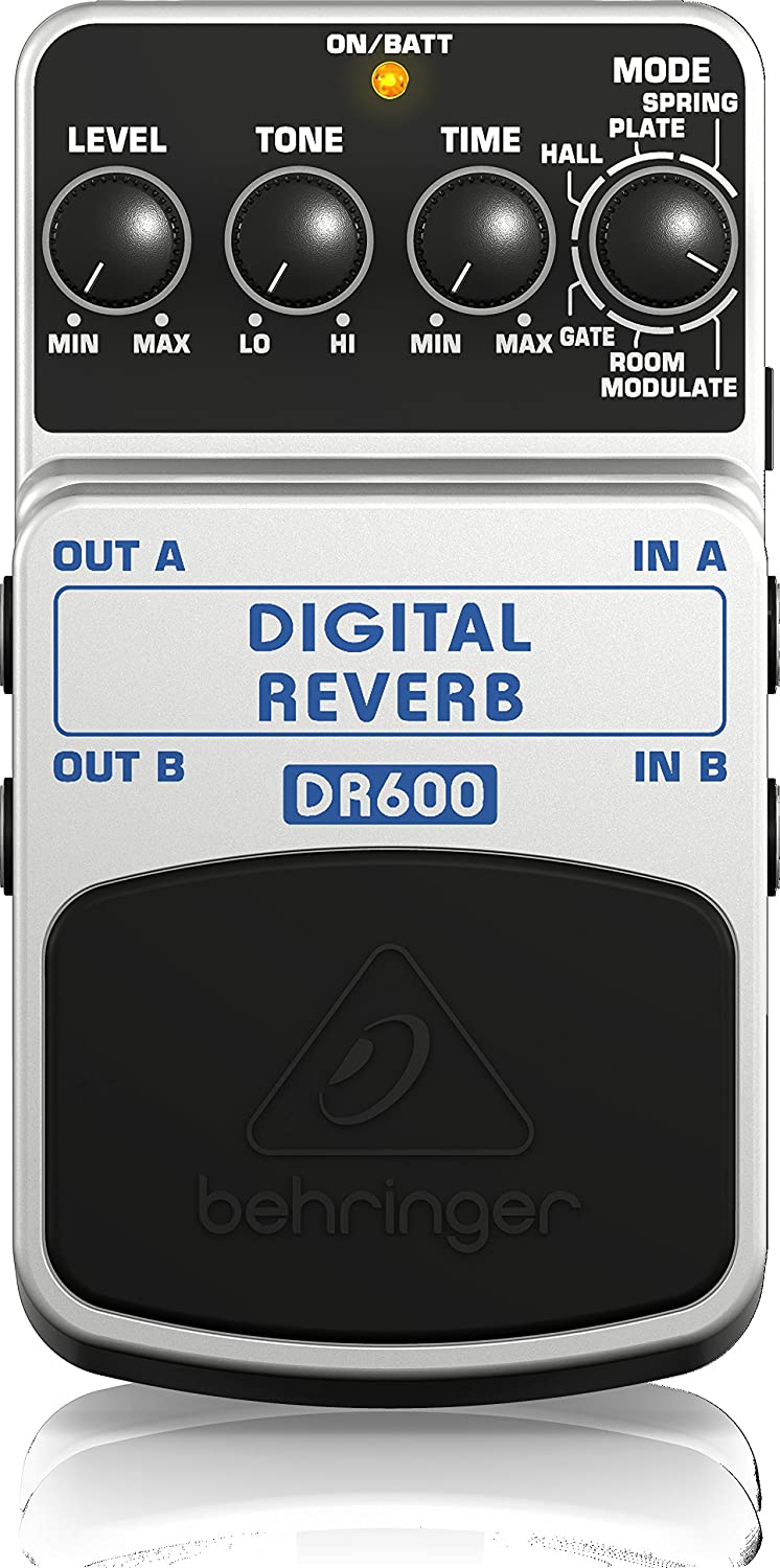 Behringer DR600 DIGITAL REVERB Digital Stereo Reverb Effects Pedal Review